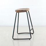 Saddle Stool - Natural Counter