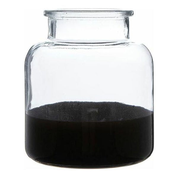 Dipped Glass Vase- Black