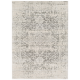 Harput Rug in Medium Gray/Light Beige