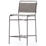 Wharton Counter Stool - Stonewash Grey