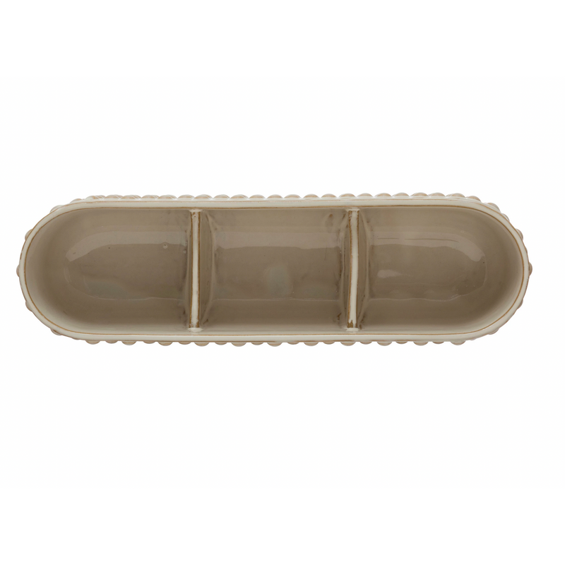 Hobnail Window Planter with 3 Sections