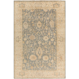 Normandy Area Rug- Charcole/Beige/Light Blue