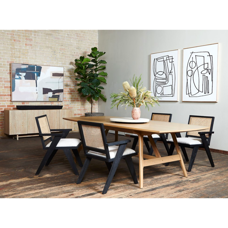 Yara Dining Table - Burnished Oak