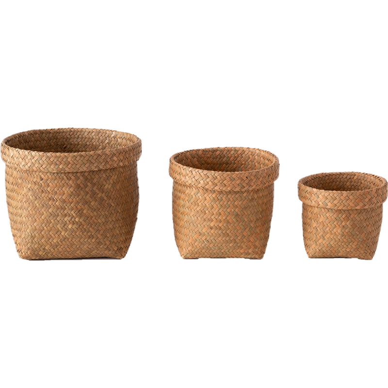 Bulrush Baskets - Round