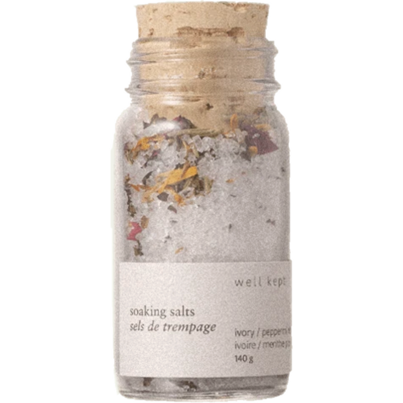 Single Serve Soaking Salts Ivory