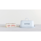 Enameled Butter Dish