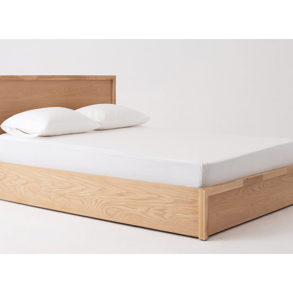 Marcel Panel Bed Oak - Queen