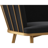 Caily Dining Armchair - Abbington Black