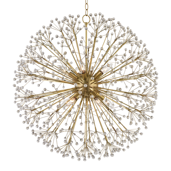 Dunkirk Chandelier - Aged Brass