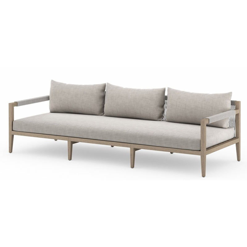 Sherwood Outdoor Sofa 93" Stone Grey