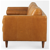 Svend Sofa Series in Tan Leather