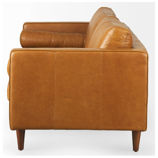 Svend Sofa Series in Tan Leather