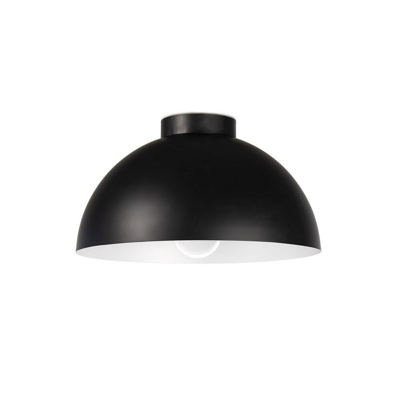 Perri Outdoor Flush Mount Small - Black