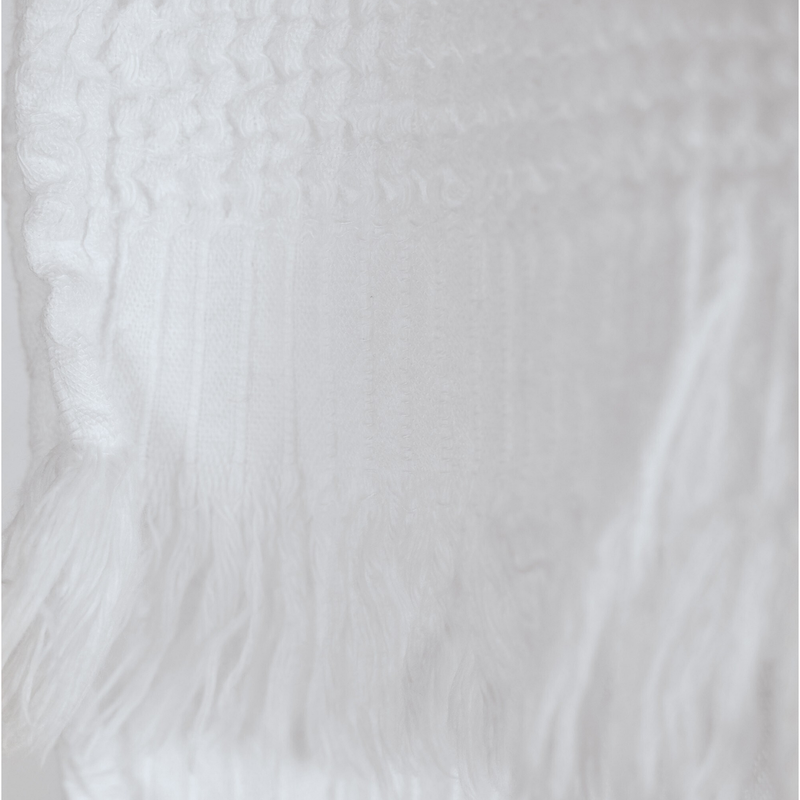 Hand Towel - Wave - White