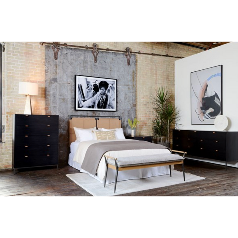 Trey Nightstand - Black Wash