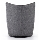 Kimble Swivel Chair in Bristol Charcoal