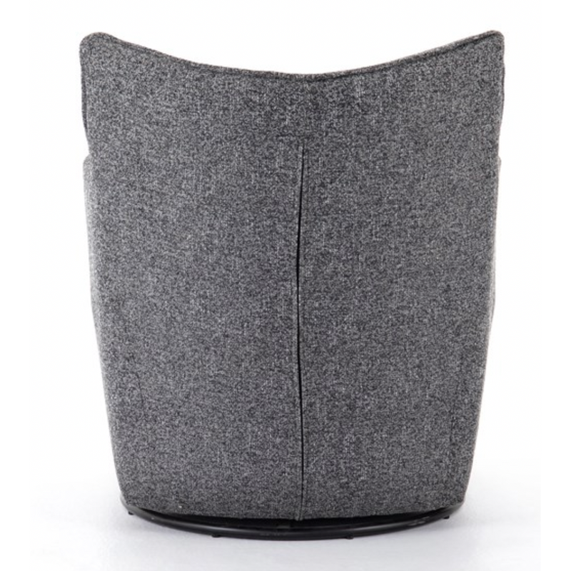 Kimble Swivel Chair in Bristol Charcoal