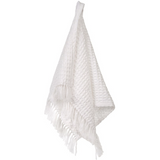 Waffle Hand Towel - White