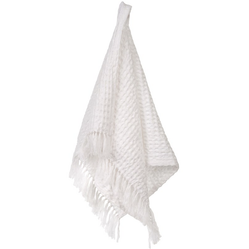 Waffle Hand Towel - White