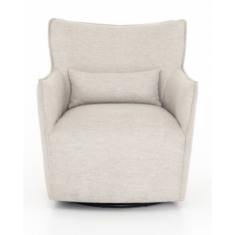 Kimble Swivel Chair in Noble Platinum