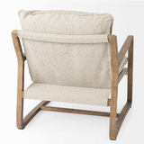 Brayden Accent Chair Beige Fabric