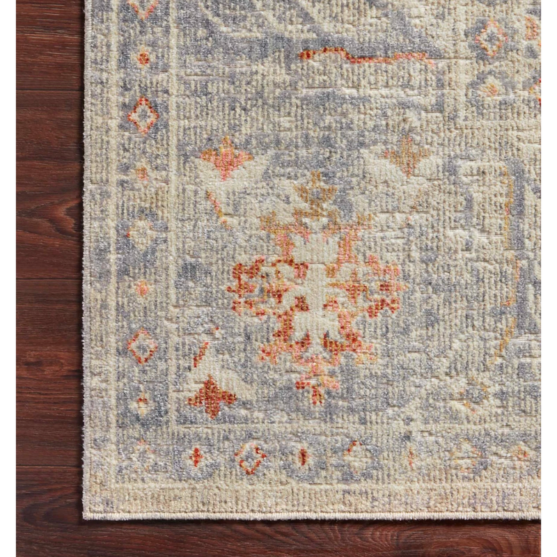 Rosemarie Area Rug in Oatmeal and Lavender