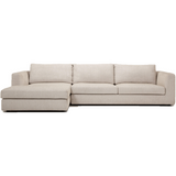 Cello 2 piece sectional with left hand facing chaise