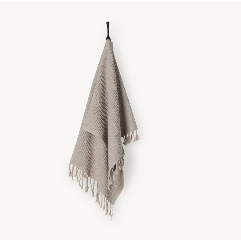 Stonewashed Waffle Hand Towel - Clay