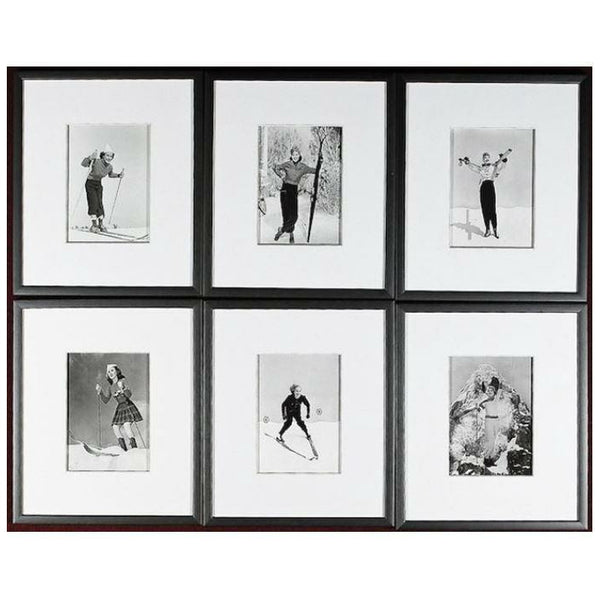 Vintage Ski Collection Set of 6