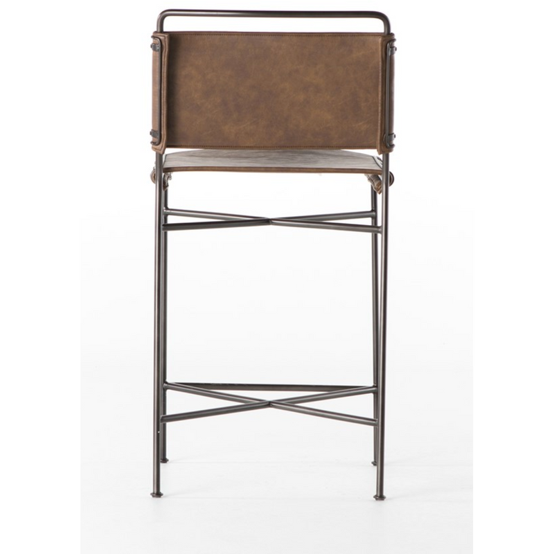 Wharton Counter Stool - Distressed Brown