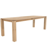Oak Slice Extendable Dining Table