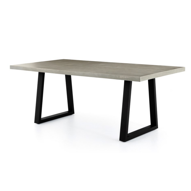 Cyrus Outdoor Dining Table - Light Grey
