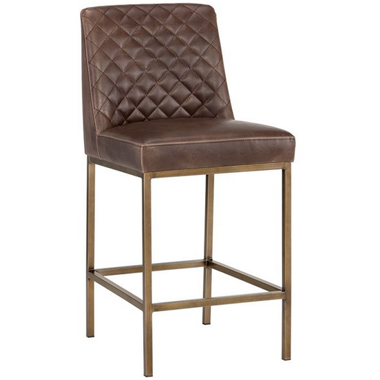 Leighland Counter Stool - Havana Dark Brown