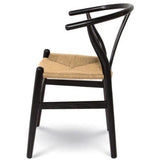 Frida Dining Chair - Black and Natural