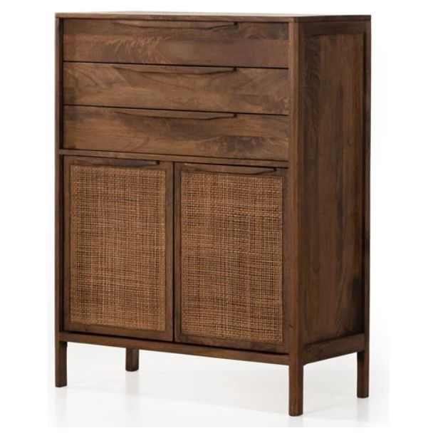 Sydney Tall Dresser - Brown Wash