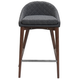 Mila Counter Stool - Dark Grey