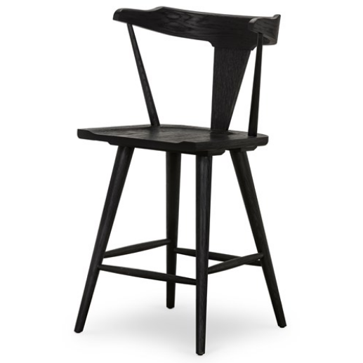 Ripley Counter Stool - Black Oak