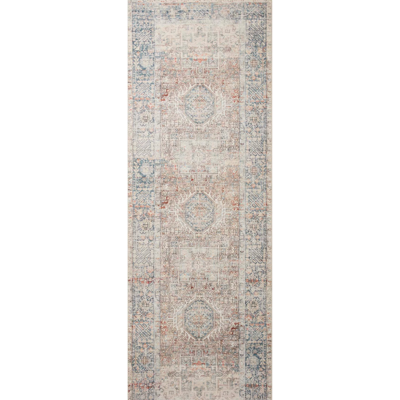 Jules Area Rug - Natural/Ocean