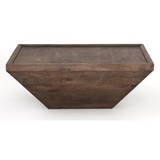 Drake Coffee Table - Aged Brown