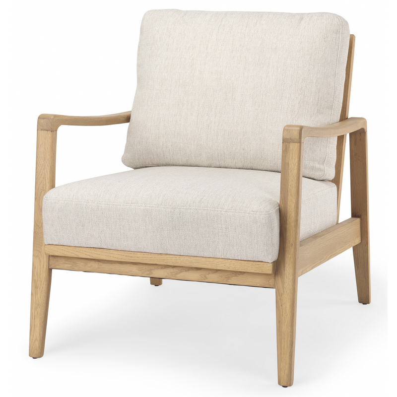 Roeburn Accent Chair - Cream Fabric