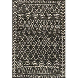 Emory Rug - Black and Ivory