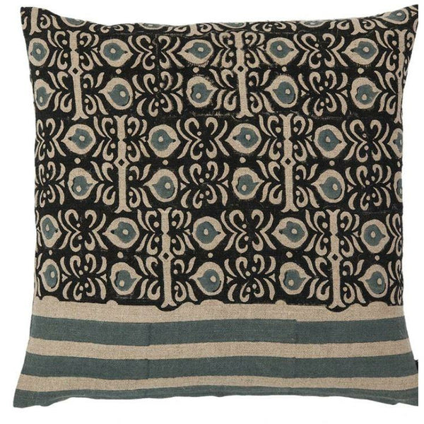 Jessica Black on Beige Cushion