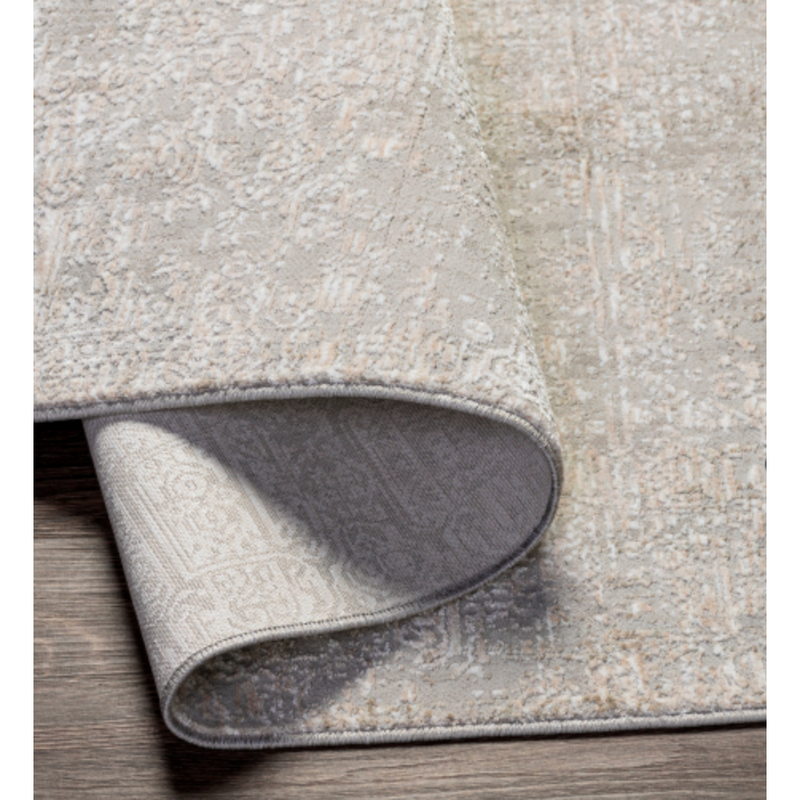 Carmel Area Rug- Light Grey/White/Taupe