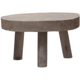 Paulownia Wood Pedestal - Grey Wash