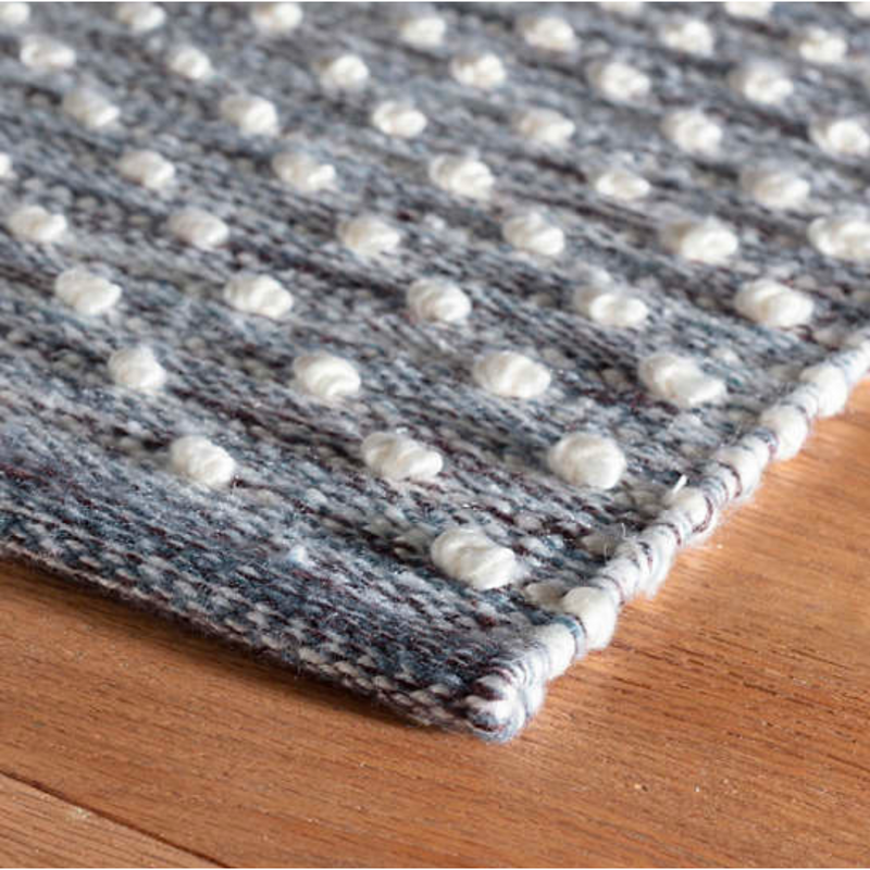 Hobnail Blue Indoor Outdoor Rug