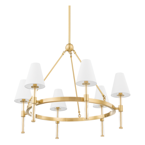 Janelle Lamp in Aged Brass