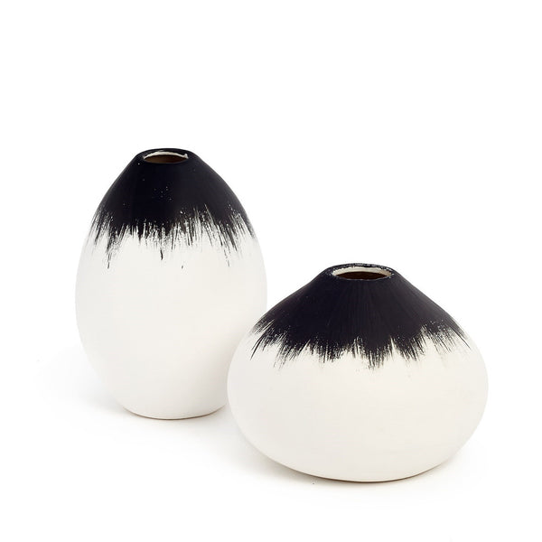 Oslo Black & White Ceramic Vase