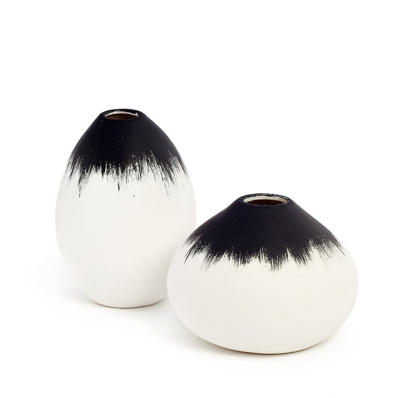 Oslo Black & White Ceramic Vase