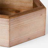 Elsa Wooden Hexagonal Boxes (Set of 2)