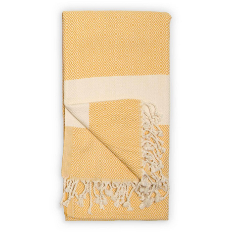 Turkish Towel- Diamond -Gold